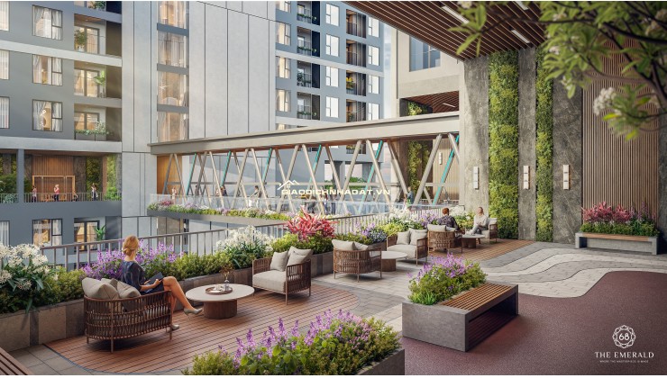 THE EMERALD 68 Căn Hộ Cao Cấp 3 mặt tiền View sông - Kề cận Landmark 81 - Metro chạy ngay dưới chân